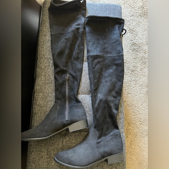 A New Day Suede Boots - Picture 1 of 8